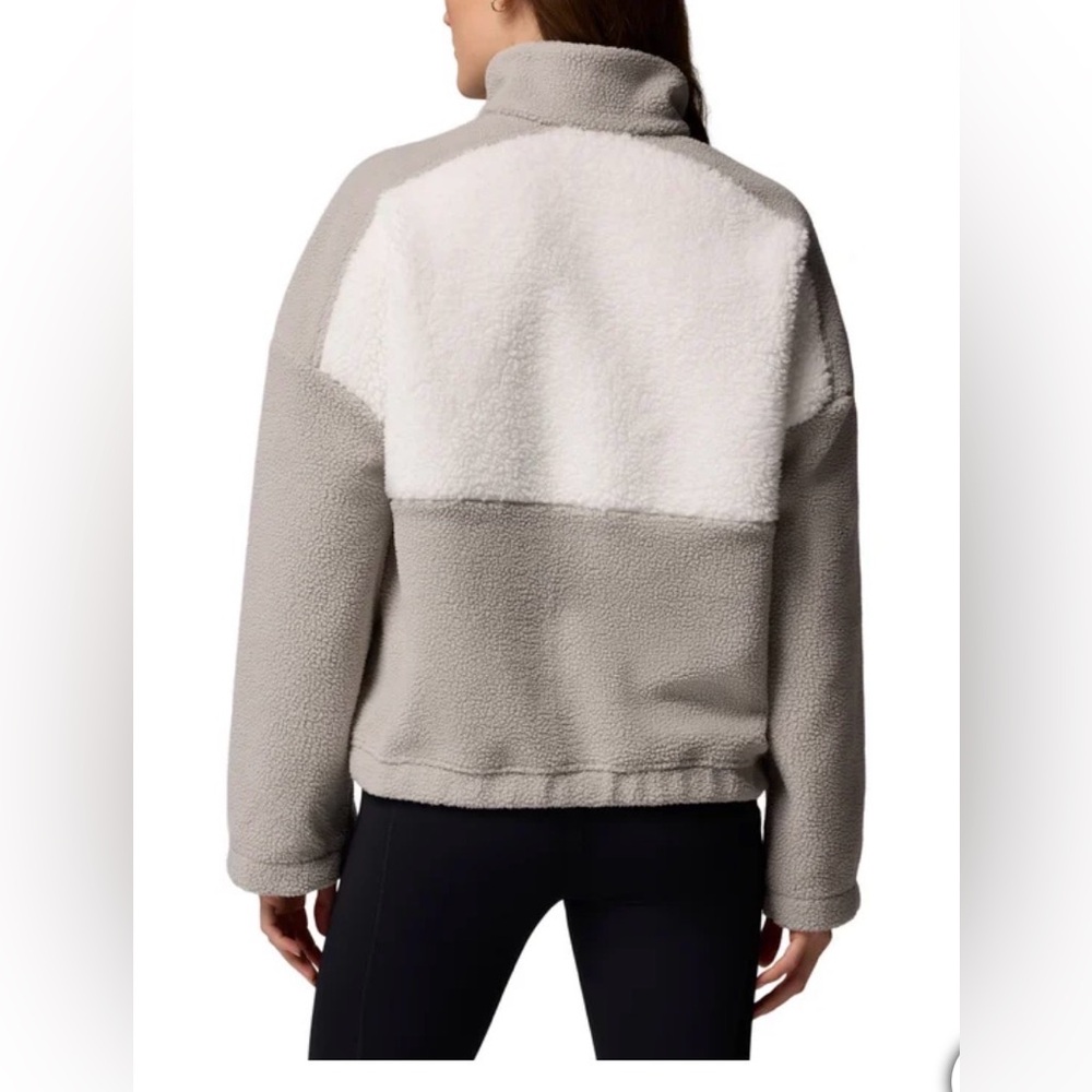 NWT Columbia Lodge Sherpa Fleece Pullover - Picture 2 of 3
